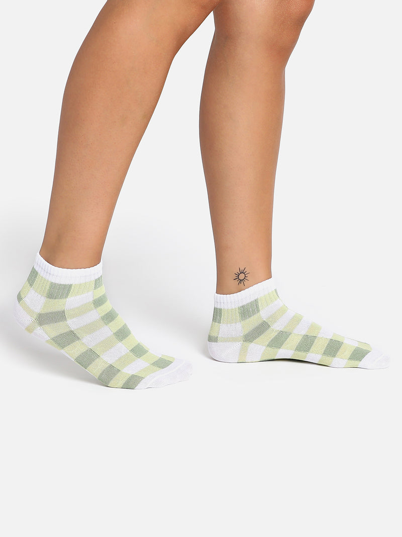 Set Of 4 Cute Ankle Length Socks