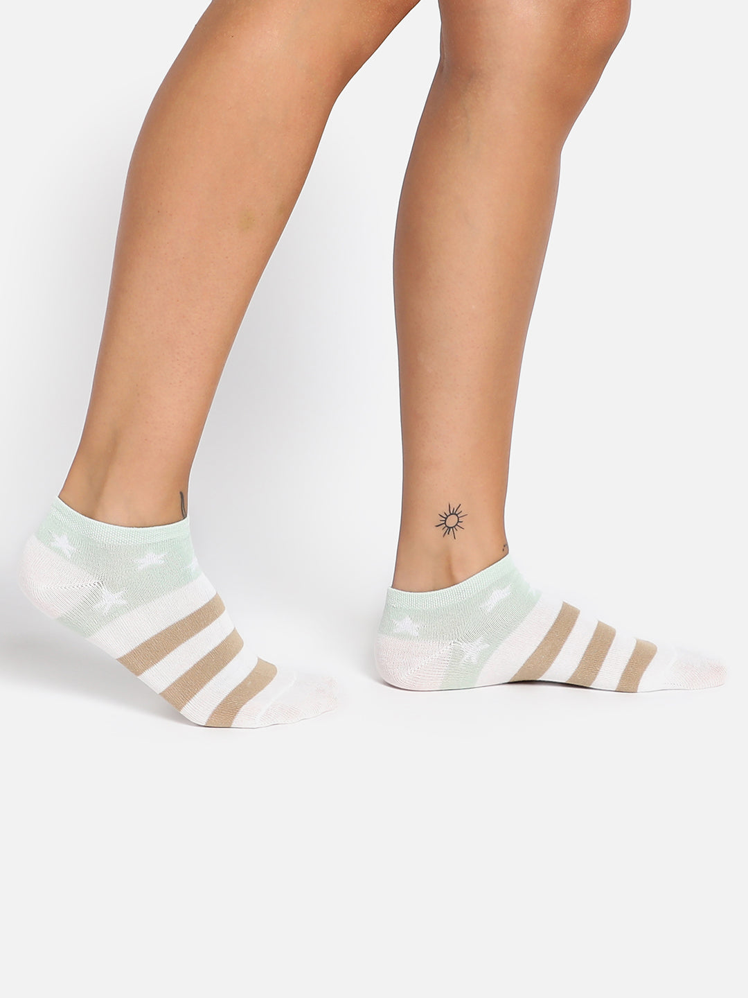 Set Of 3 Cute Ankle Length Socks