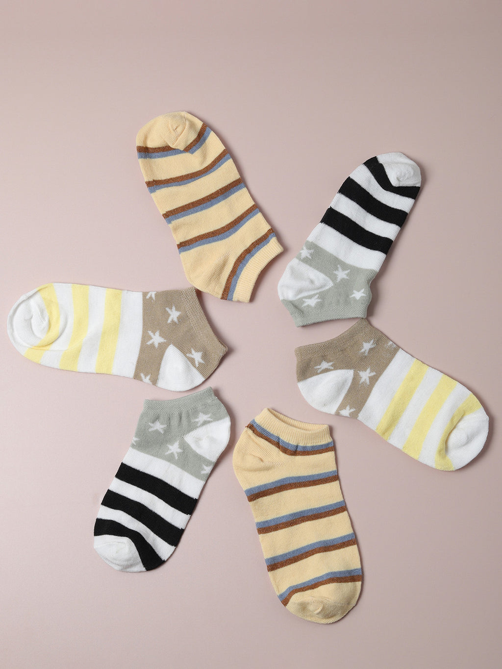 Set Of 3 Cute Ankle Legth Socks