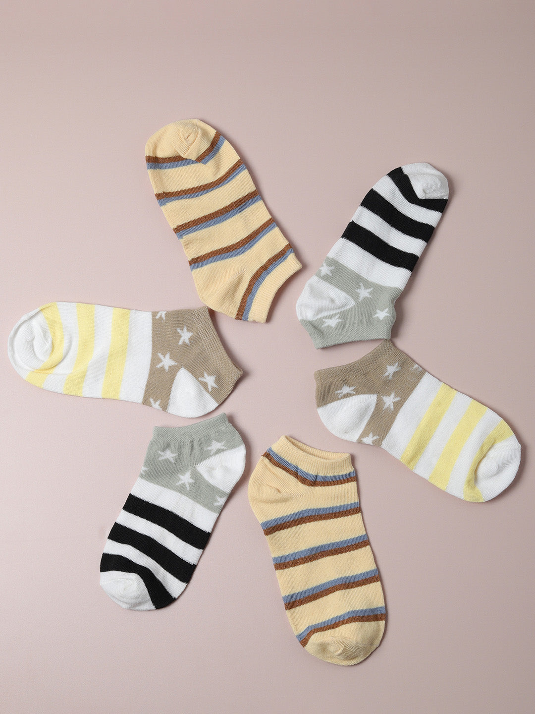 Set Of 3 Cute Ankle Legth Socks