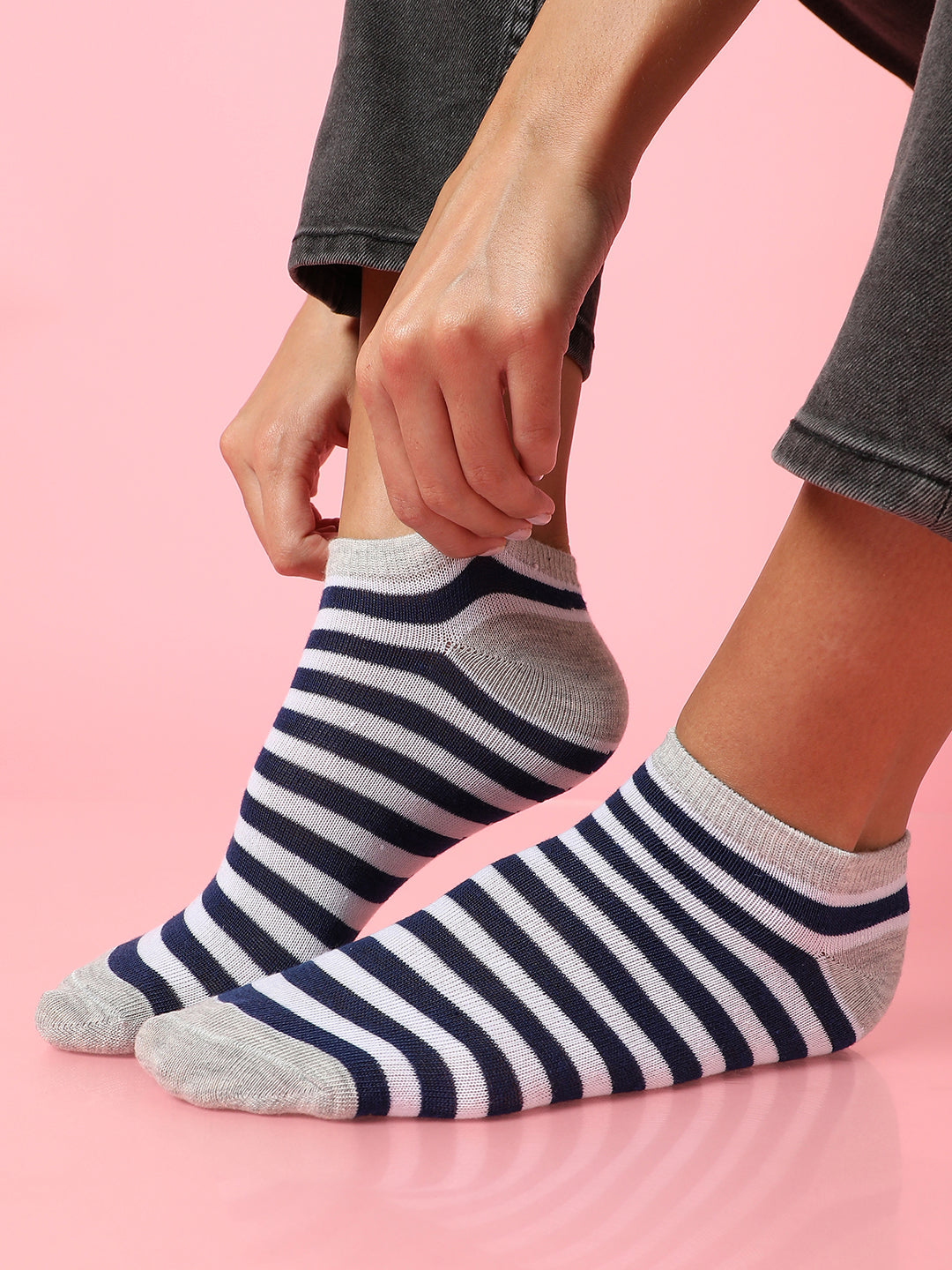 Set Of 3 Cute Ankle Length Socks