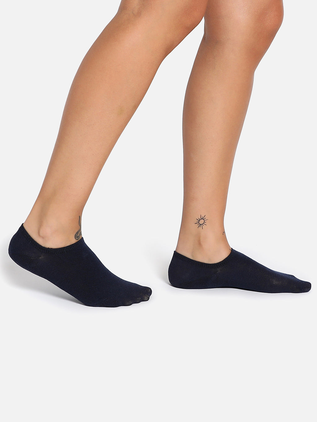 Set Of 5 Solid Ankle Length Socks