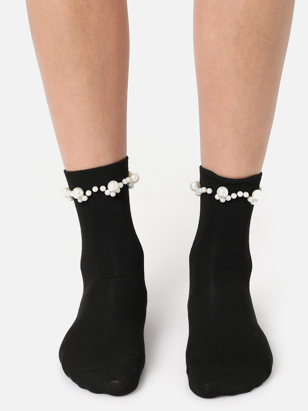SET OF 2 BOW ANKLE LENGTH SOCKS