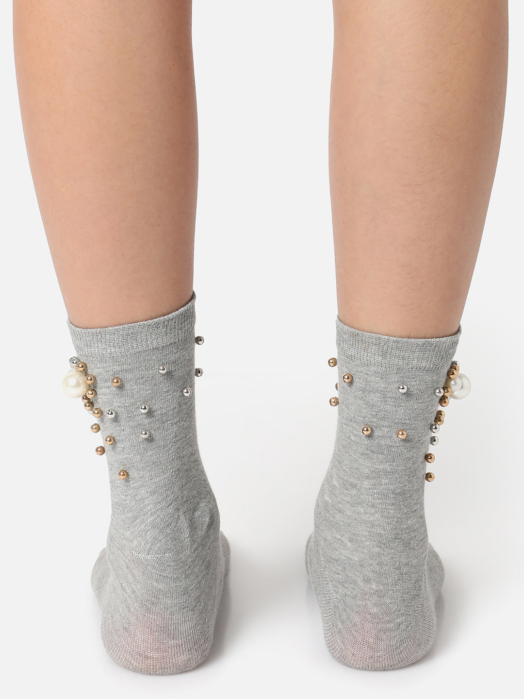 Set Of 2 Bow Ankle Length Socks