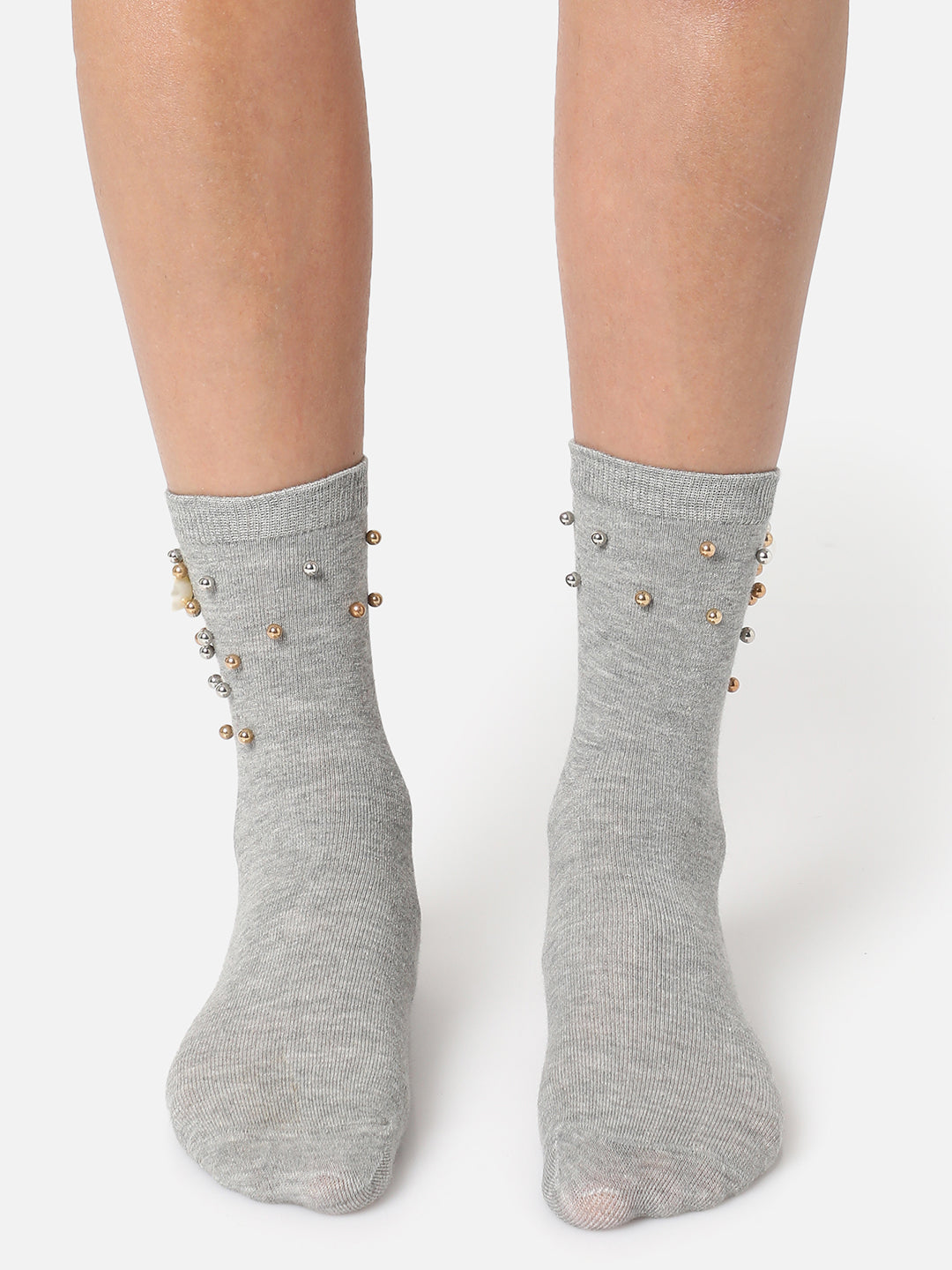 Set Of 2 Bow Ankle Length Socks