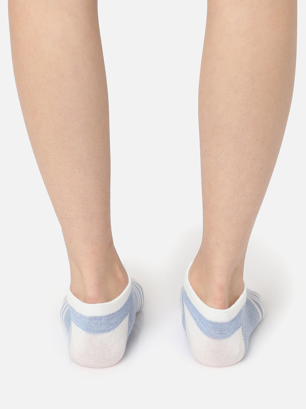 Set Of 5 Color Blocked Ankle Length Socks