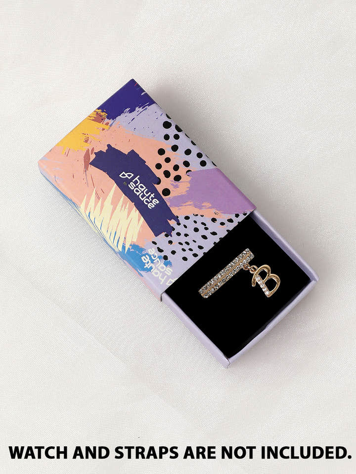 Liberty Initial Watch Charm - B