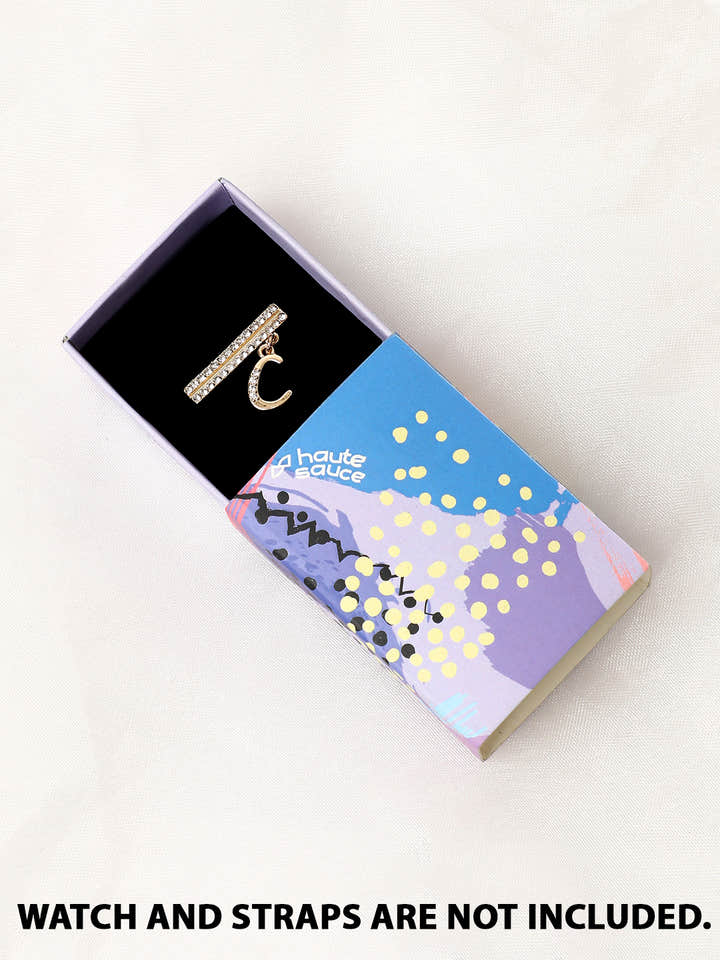 Liberty Initial Watch Charm - C