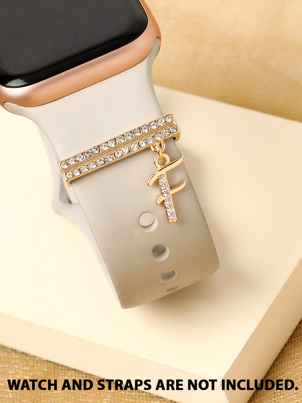 Liberty Initial Watch Charm - F