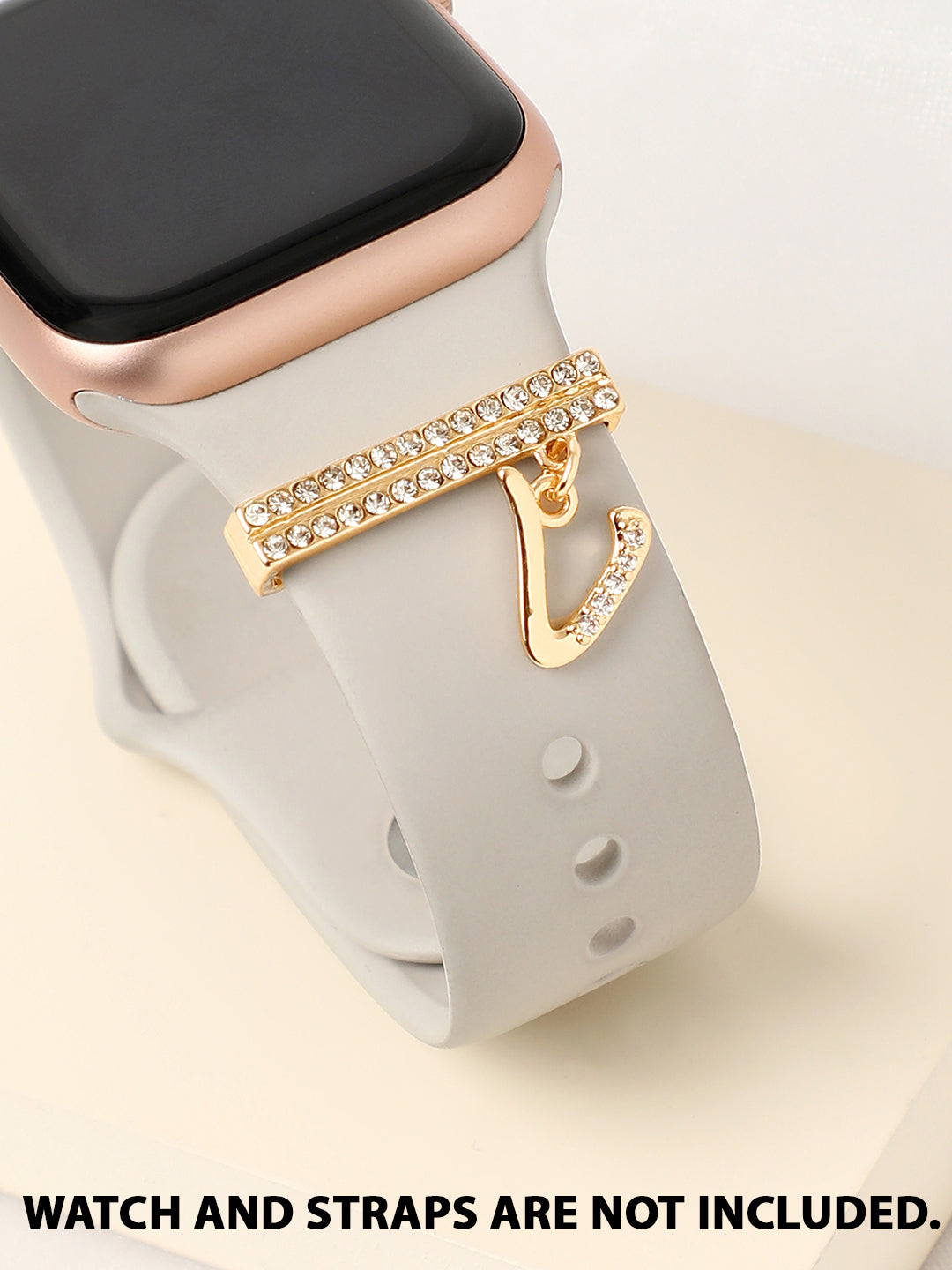 Liberty Initial Watch Charm - V