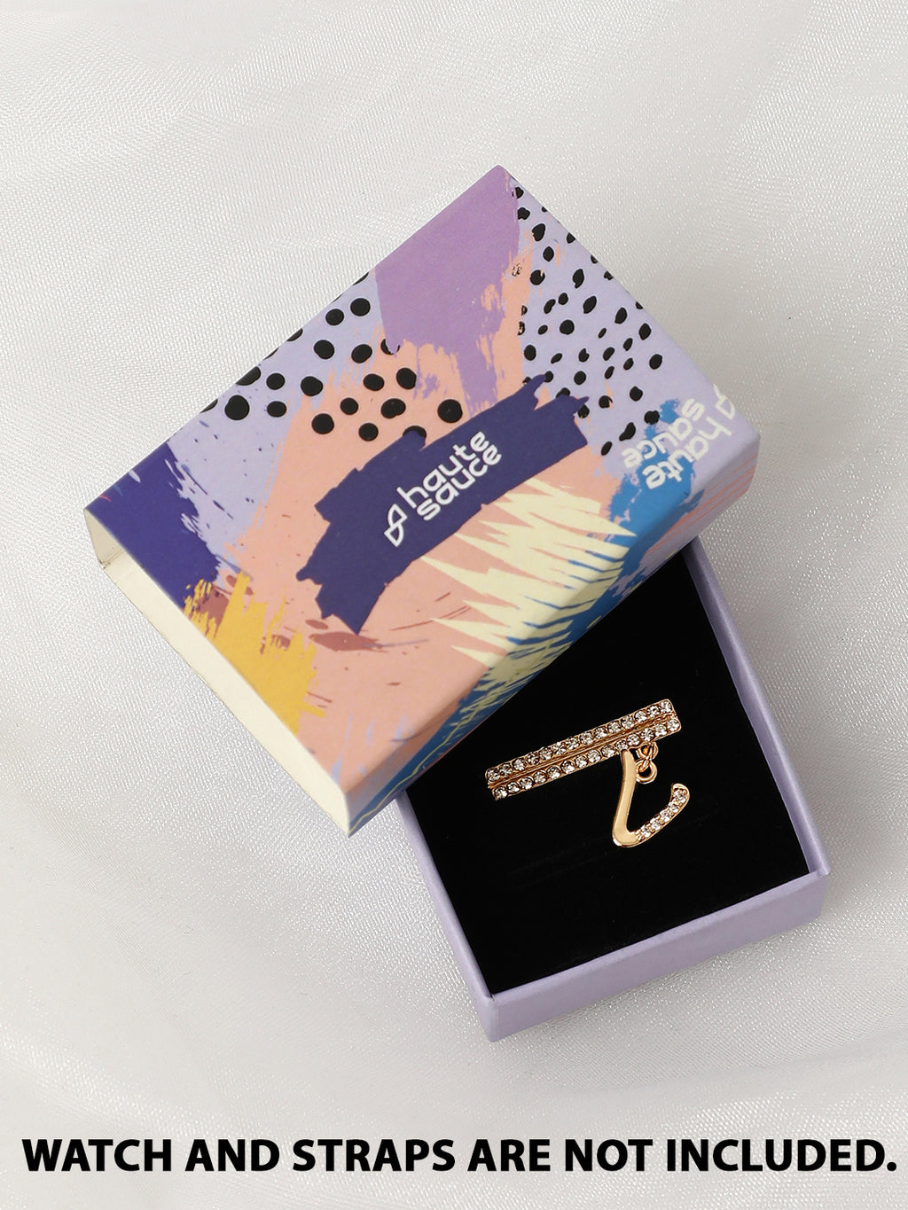 Liberty Initial Watch Charm - V