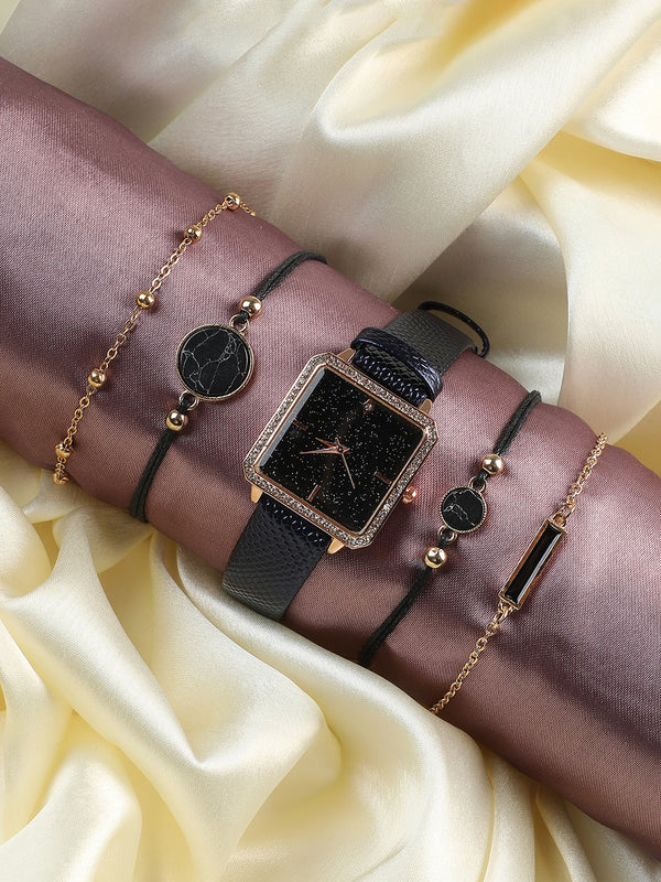 Sophia Black Watch Combo