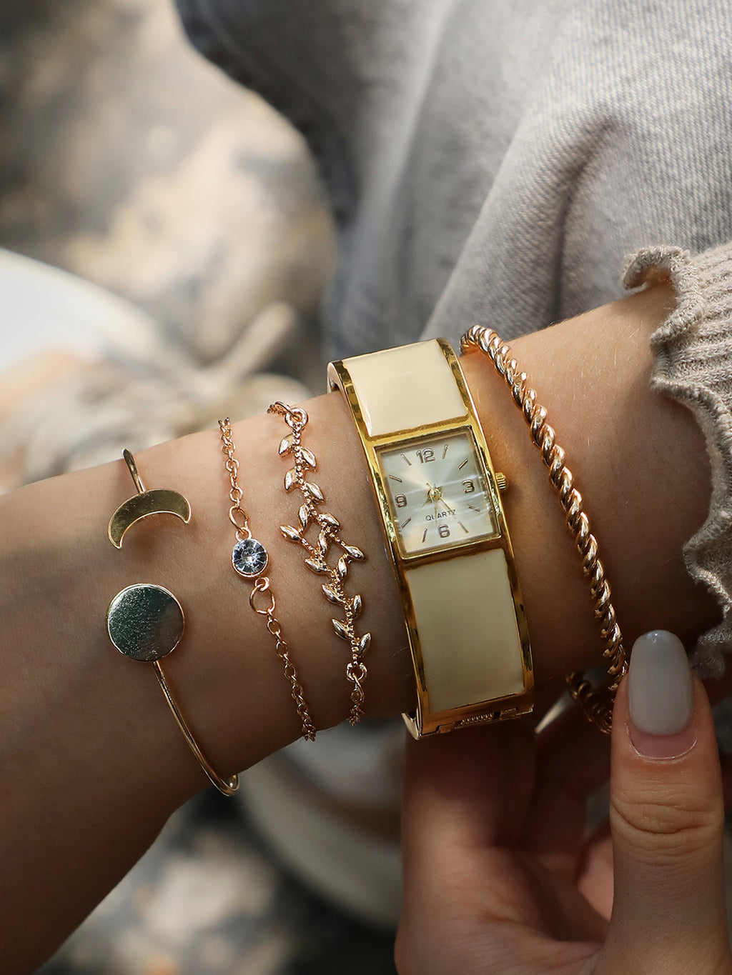 Eden Gold Watch Combo