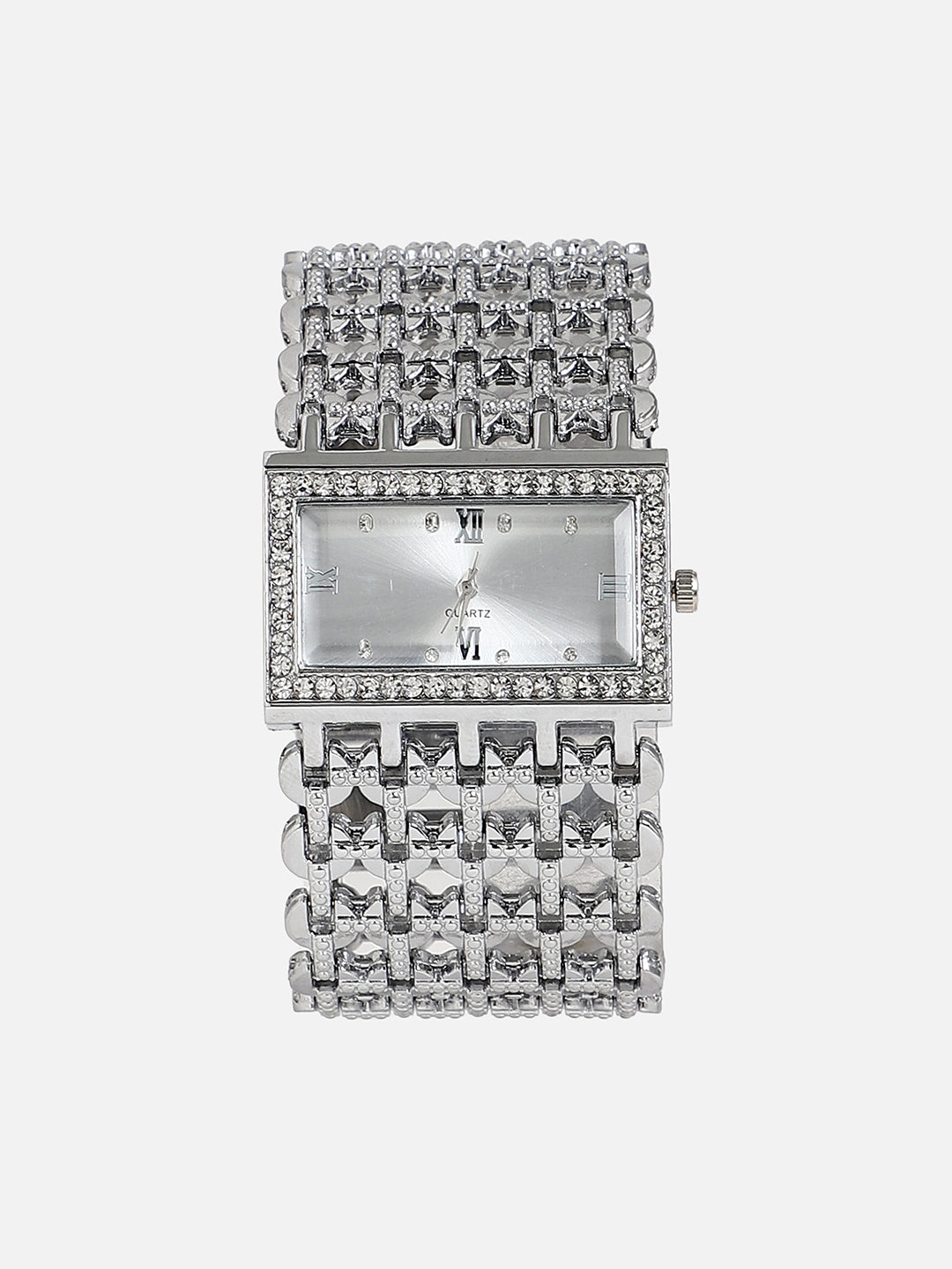 Kayra Silver Watch Combo