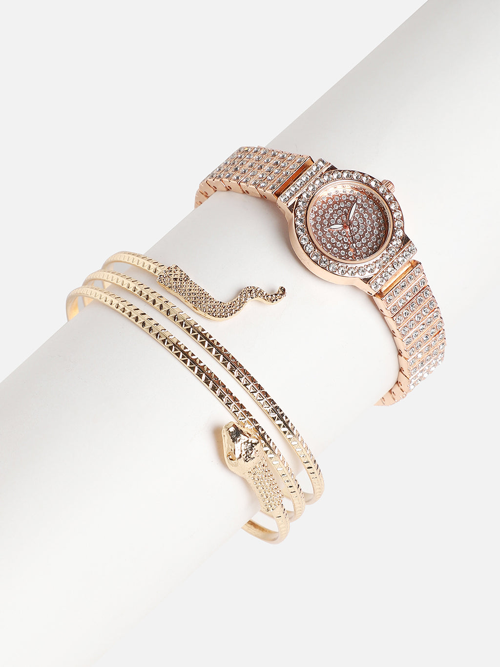 Leia Gold Watch Combo