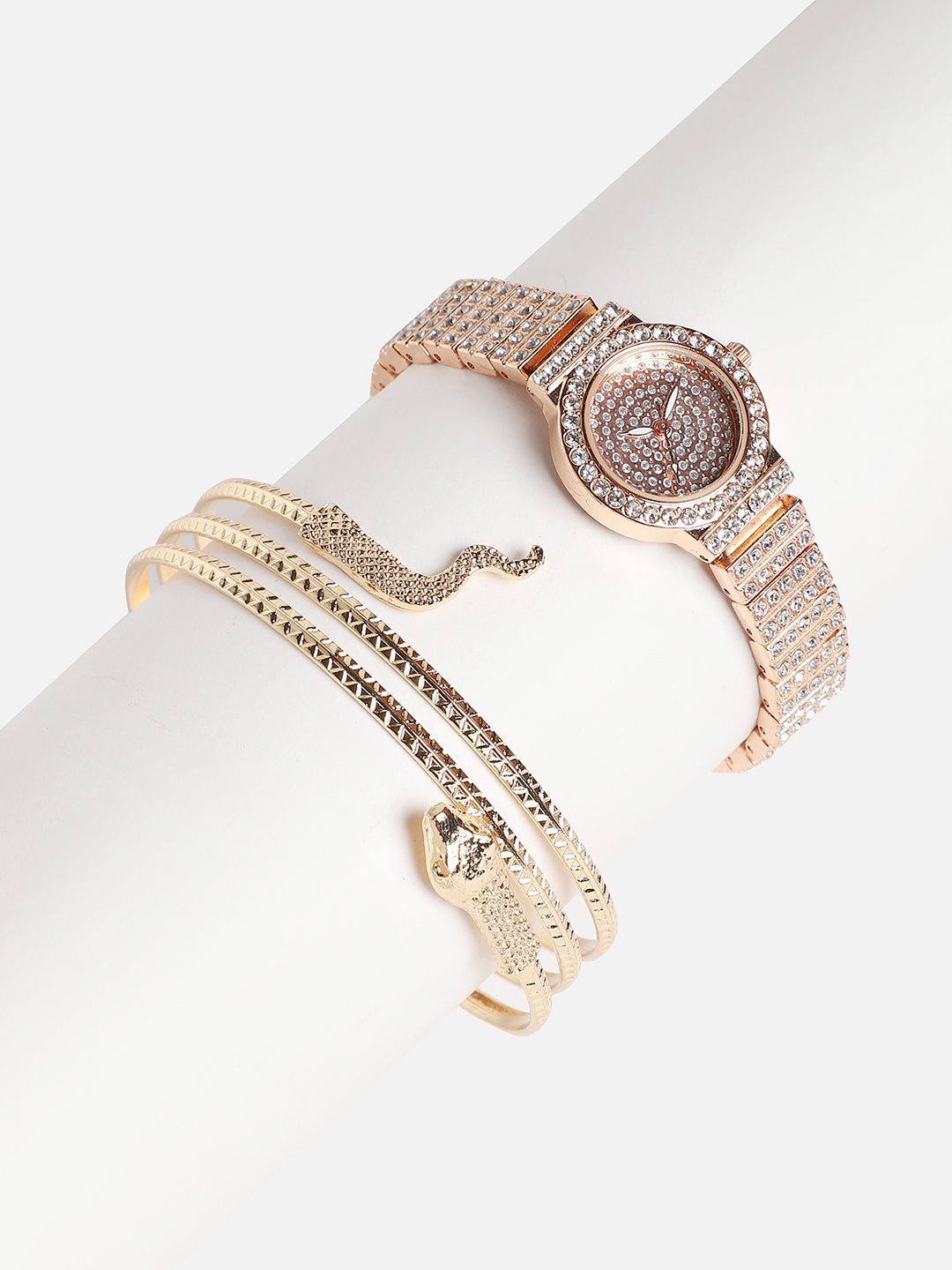 Leia Gold Watch Combo