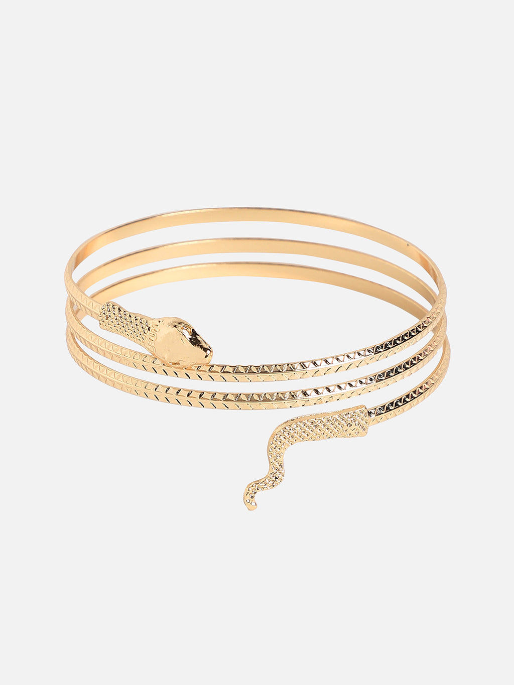 Set Of Rose Gold Chain Watch And Bracelet