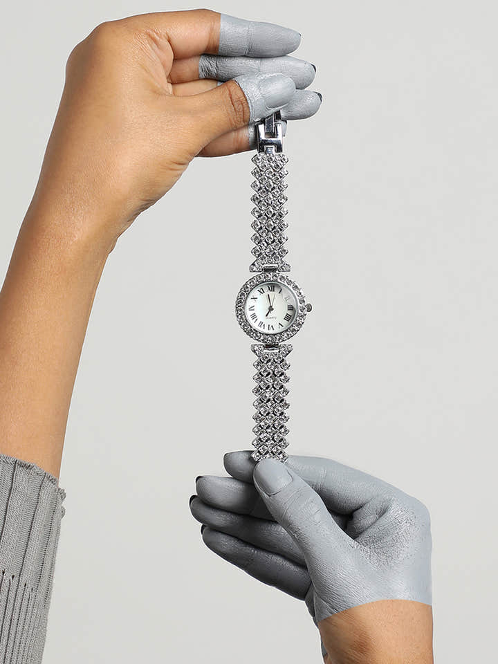 Geena Silver Watch
