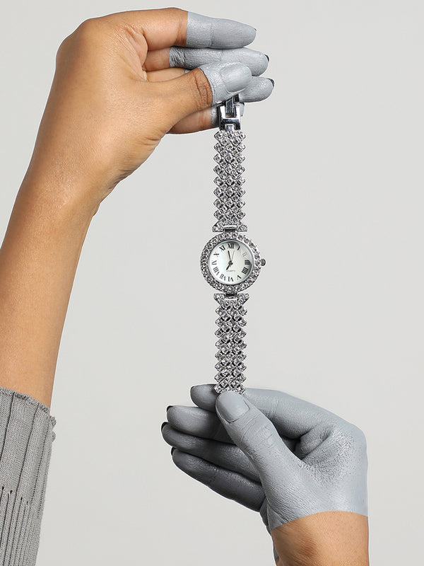 Geena Silver Watch