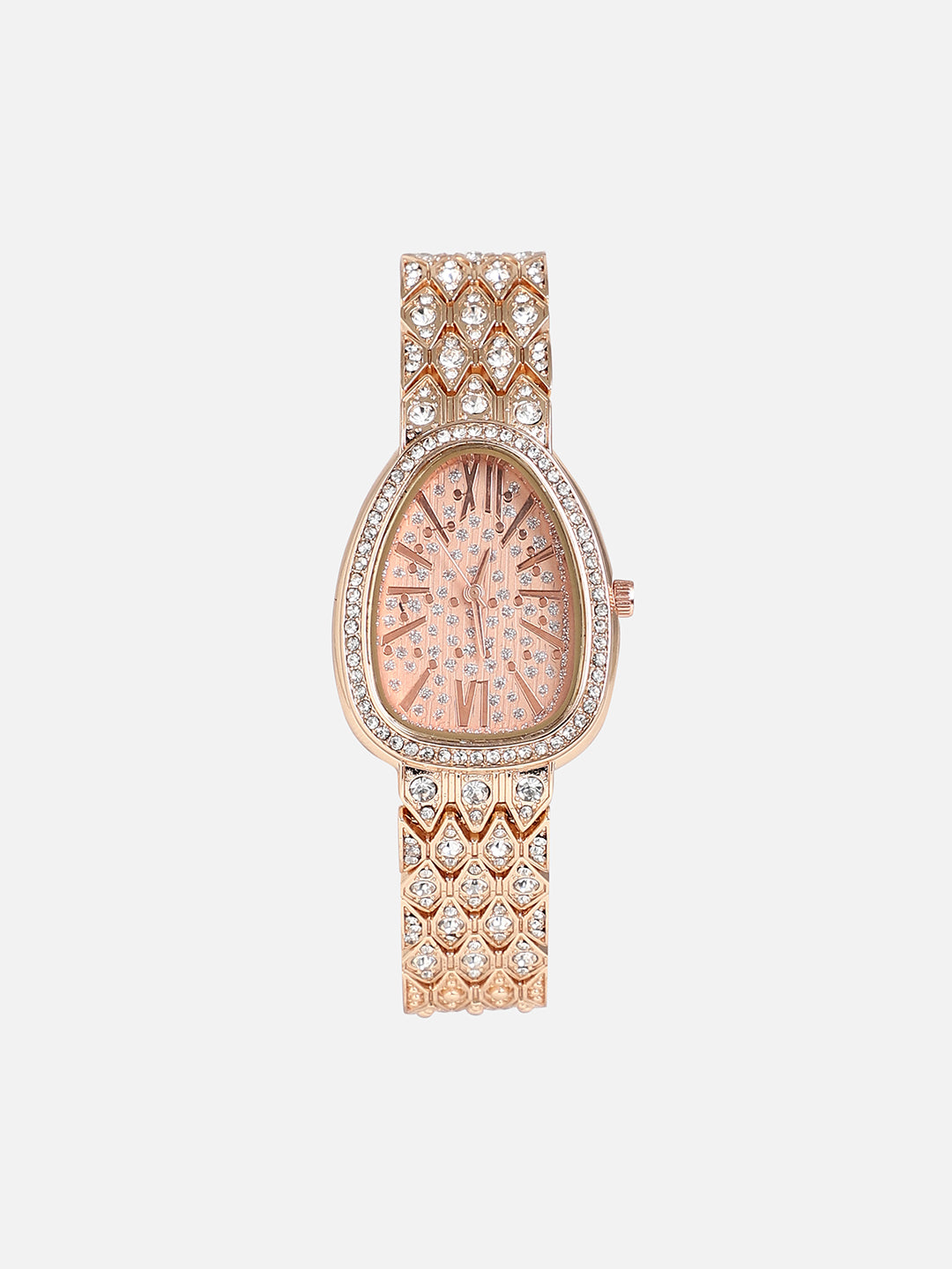 The Roman Ophidian Oval Watch - Rose Gold