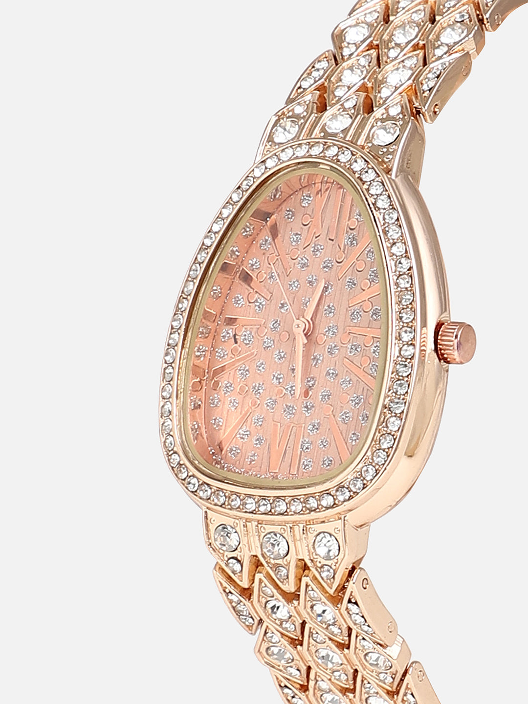 The Roman Ophidian Oval Watch - Rose Gold
