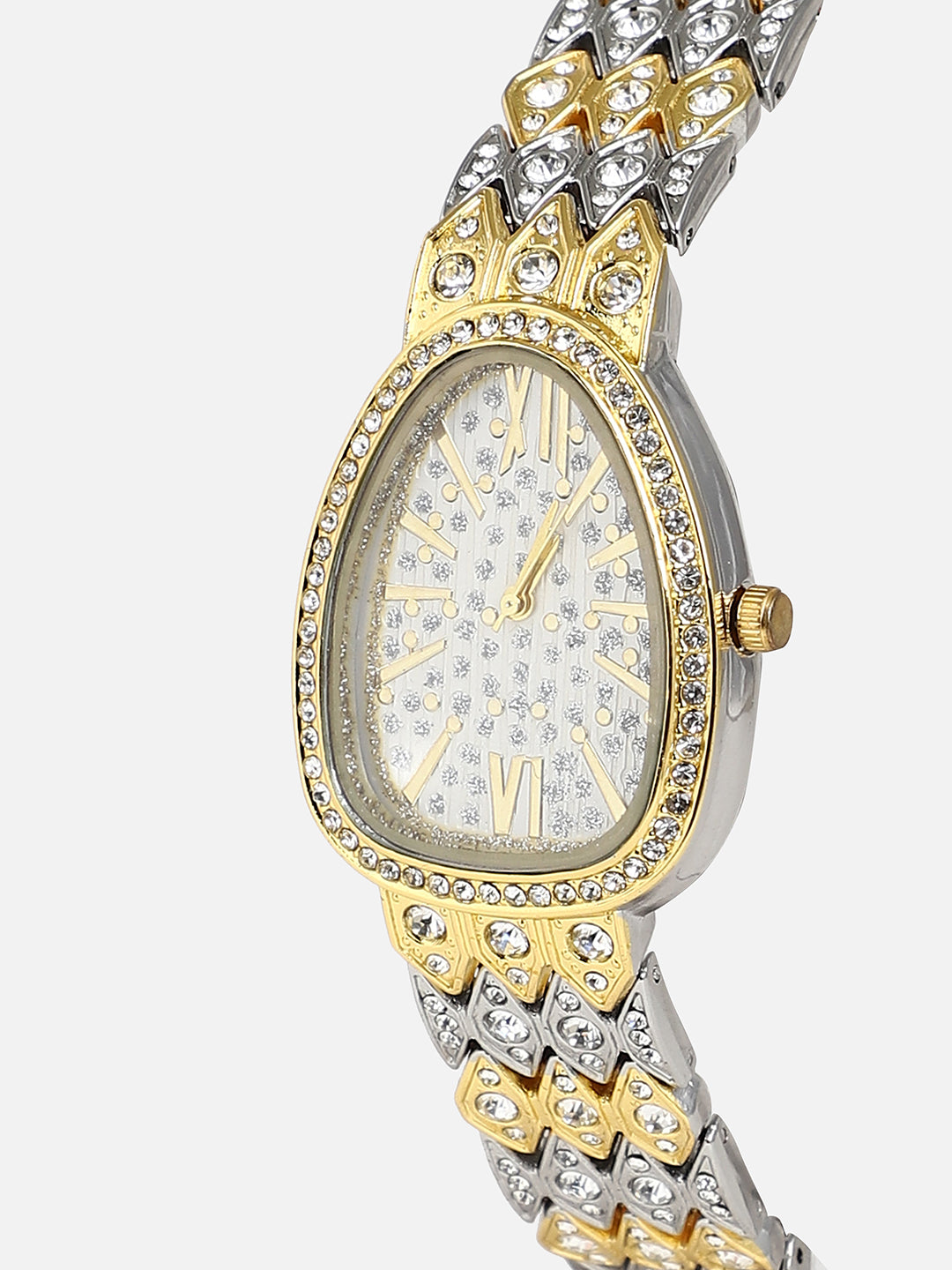 The Roman Ophidian Oval Watch - Ivory White