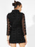 Black Single-Breasted Blazer Dress