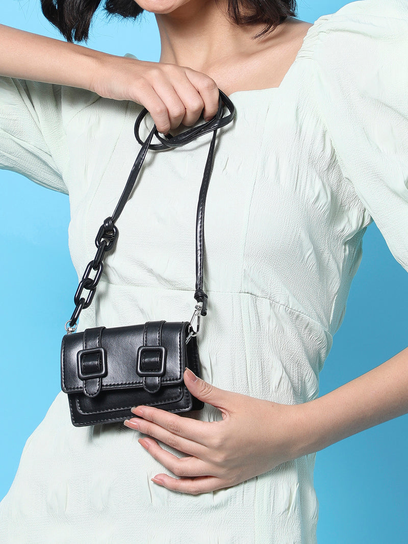 Alyson Black Cross Body Bag