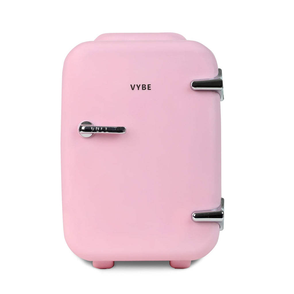 Vybe Mini Beauty Fridge (4 Liter):Ac/Dc Portable Thermoelectric Cooler & Warmer.Also Used As Car Mini Fridge For Long Travel.Used To Store - Serums,Moisturizers,Toners, Cream,Nail Polish (Vybe1004)