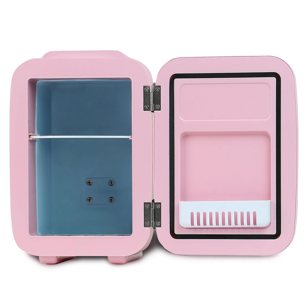 Vybe Mini Beauty Fridge (4 Liter):Ac/Dc Portable Thermoelectric Cooler & Warmer.Also Used As Car Mini Fridge For Long Travel.Used To Store - Serums,Moisturizers,Toners, Cream,Nail Polish (Vybe1004)