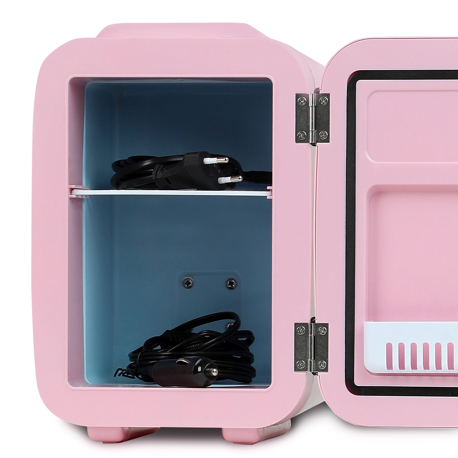 Vybe Mini Beauty Fridge (4 Liter):AC/DC Portable Thermoelectric Cooler and Warmer.Also used as Car Mini Fridge for Long Travel.Used to store - Serums,Moisturizers,Toners, Cream,Nail Polish (VYBE1004)