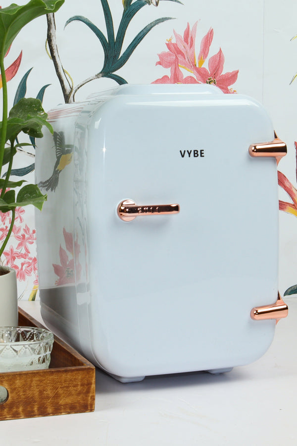 Vybe Mini Beauty Fridge (4 Liter):Ac/Dc Portable Thermoelectric Cooler & Warmer.Also Used As Car Mini Fridge For Long Travel.Used To Store - Serums,Moisturizers,Toners, Cream,Nail Polish (Vybe1001)