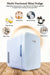 Vybe Mini Beauty Fridge (6 Liter):AC/DC Portable Thermoelectric Cooler and Warmer.Also used as Car Mini Fridge for Long Travel.Used to store - Serums,Moisturizers,Toners, Cream,Nail Polish (VYBE1002)